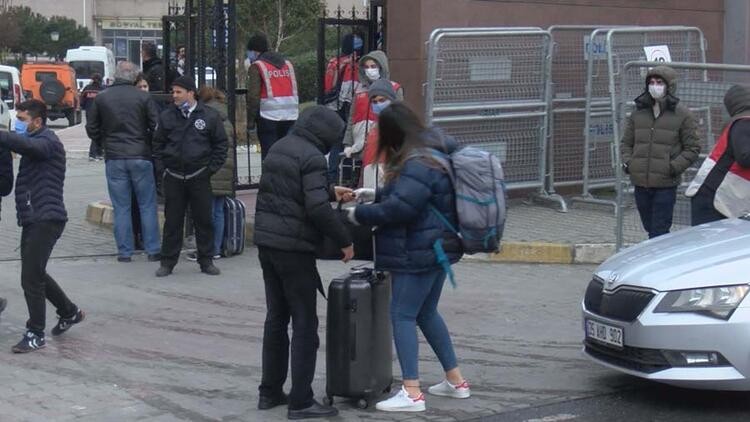 İstanbul'daki karantina yurtlarından tahliyeler başladı