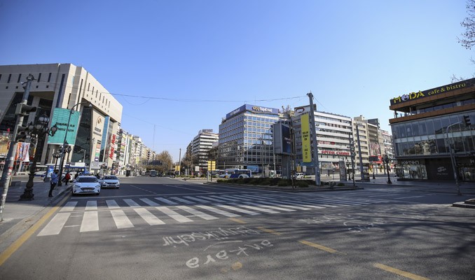 Yurt genelinden sokağa çıkma yasağı manzaraları