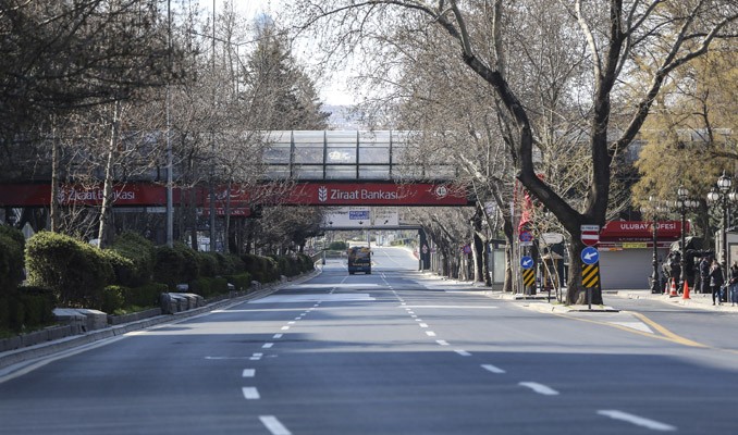 Yurt genelinden sokağa çıkma yasağı manzaraları