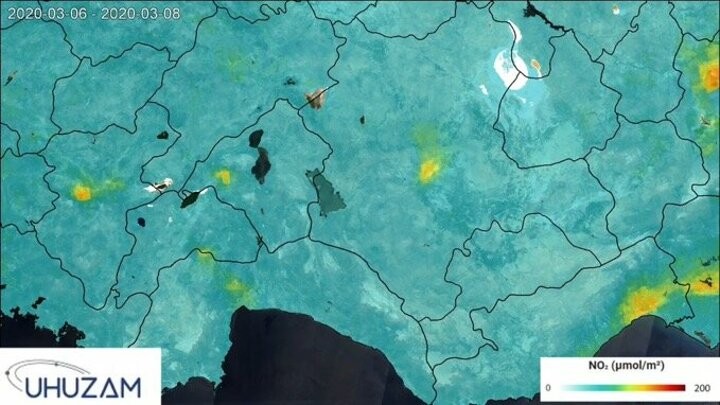 Türkiyenin virüs sonrası boş kalan meydanları uzaydan görüntülendi