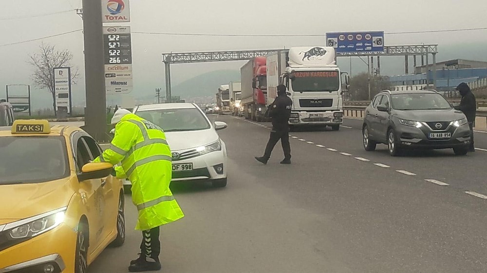 Bilecik’e giriş ve çıkışlar durduruldu