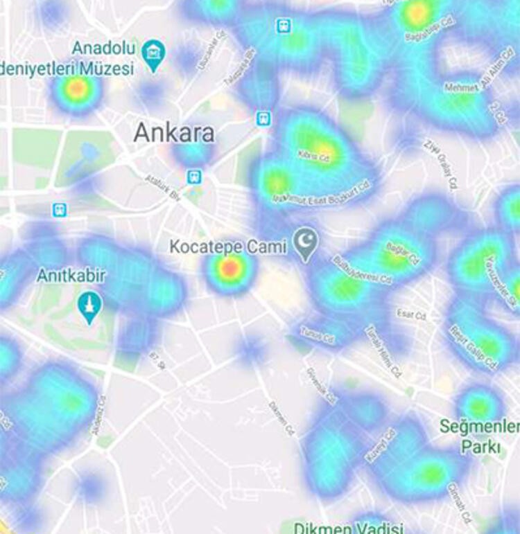 Sağlık Bakanlığı yayınladı! Semt semt korona virüs haritası