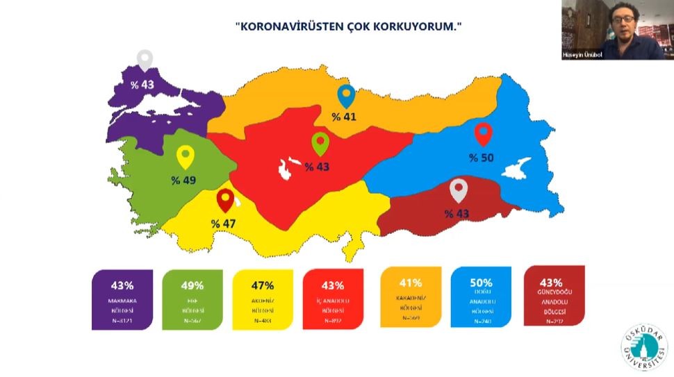 Türkiye'nin koronafobi haritası! En çok o bölge insanları korkuyor