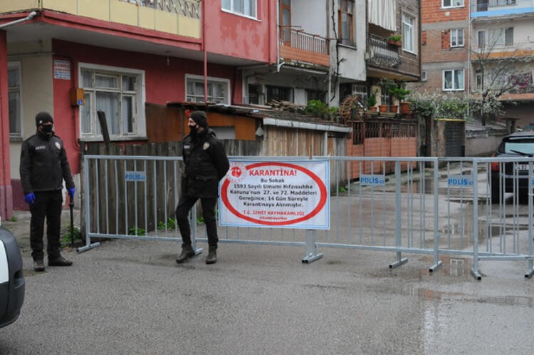 Karantinaya alınan bölgelere giriş ve çıkışlar güvenlik güçlerince yasaklandı!