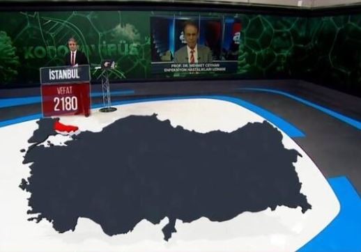 Harita yayınlandı! İşte il il korona virüsten vefat edenlerin sayısı...