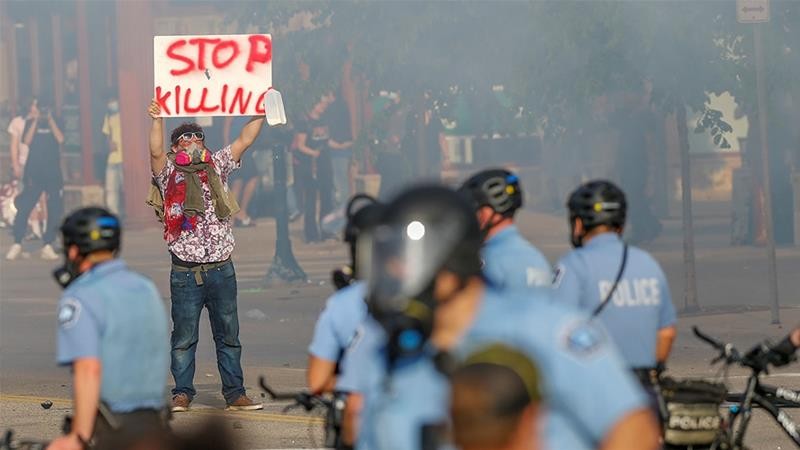 ABD'deki polis şiddetine protestolarda slogan: Nefes alamıyorum