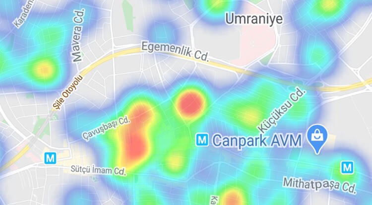 İşte İstanbul'daki yeni korona virüs yoğunluğu 