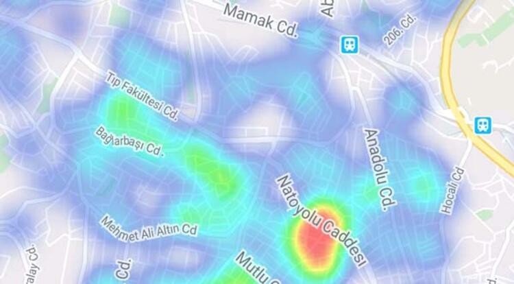 İşte ilçe ilçe korona virüs haritası