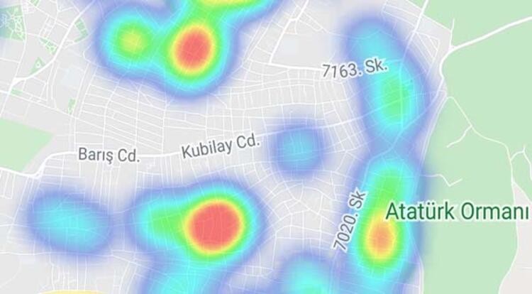 İşte ilçe ilçe korona virüs haritası