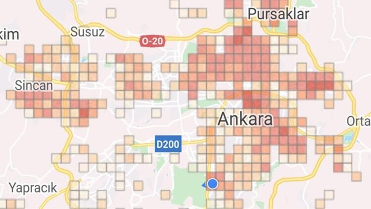 İşte ilçe ilçe korona virüs haritası