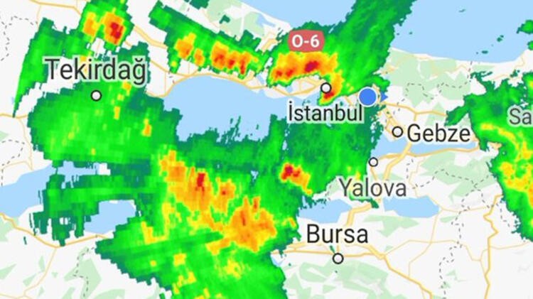 İzmir ve Bursa'nın ardından İstanbul'da da başladı! Süper hücre uyarısı