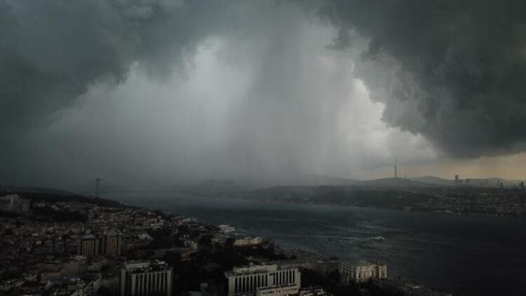 İzmir ve Bursa'nın ardından İstanbul'da da başladı! Süper hücre uyarısı