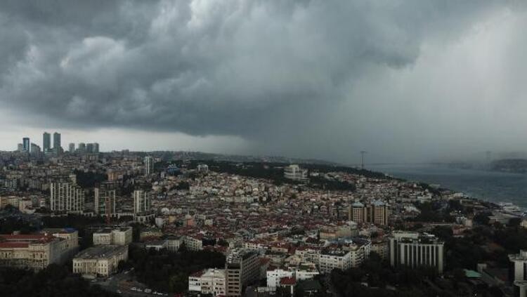 İzmir ve Bursa'nın ardından İstanbul'da da başladı! Süper hücre uyarısı