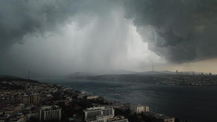 İzmir ve Bursa'nın ardından İstanbul'da da başladı! Süper hücre uyarısı