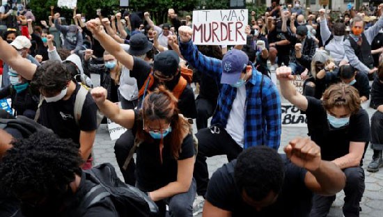 ABD'deki protestoların 8. gününde şiddetin dozu düştü