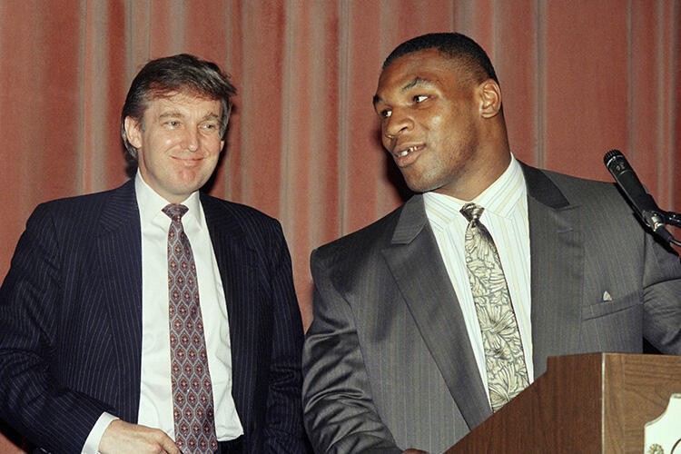 Mike Tyson Trump'ı dövüyordu!