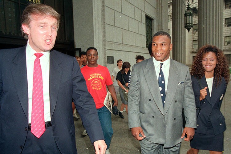 Mike Tyson Trump'ı dövüyordu!