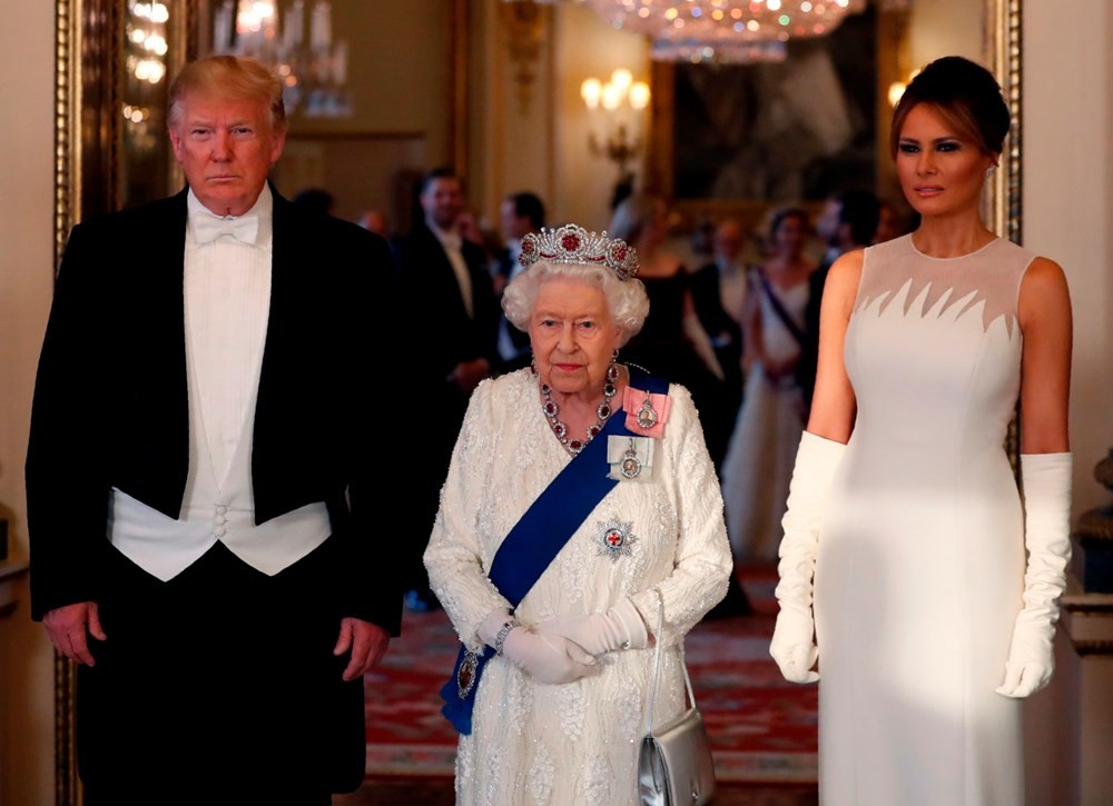 ABD Başkanı Donald Trump, İngiltere Kraliçesi 2. Elizabeth'in 94. yaş gününü kutladı