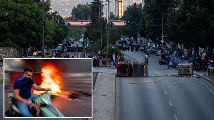  Lübnan'da ekmeğe yüzde 33 zam… Halk yolları trafiğe kapattı!