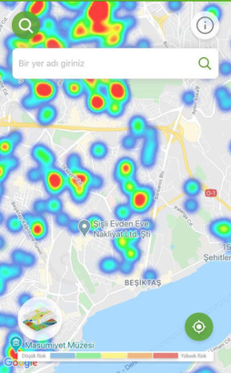 Harita güncellendi! İstanbul ve Ankara'nın ilçe ilçe korona virüsü dağılımı!