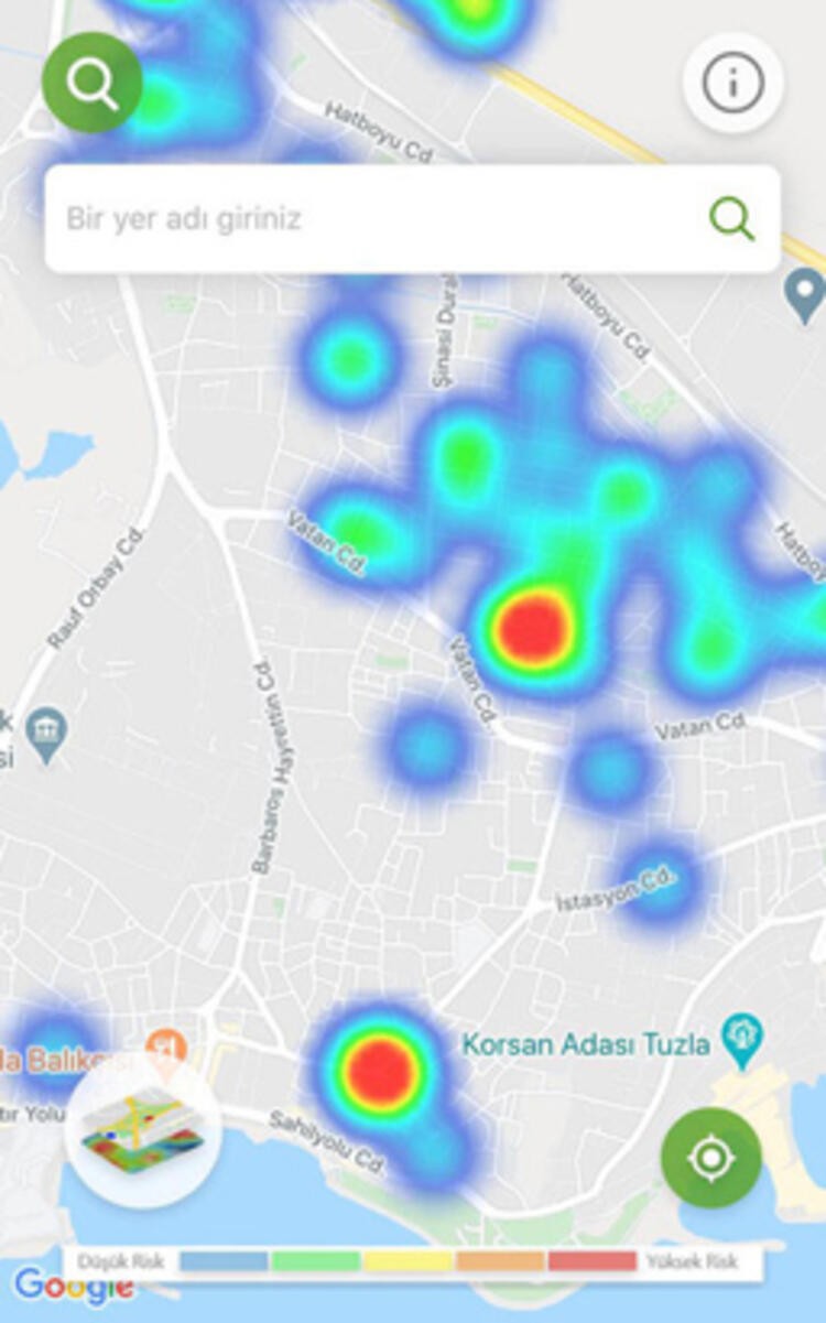 Harita güncellendi! İstanbul ve Ankara'nın ilçe ilçe korona virüsü dağılımı!