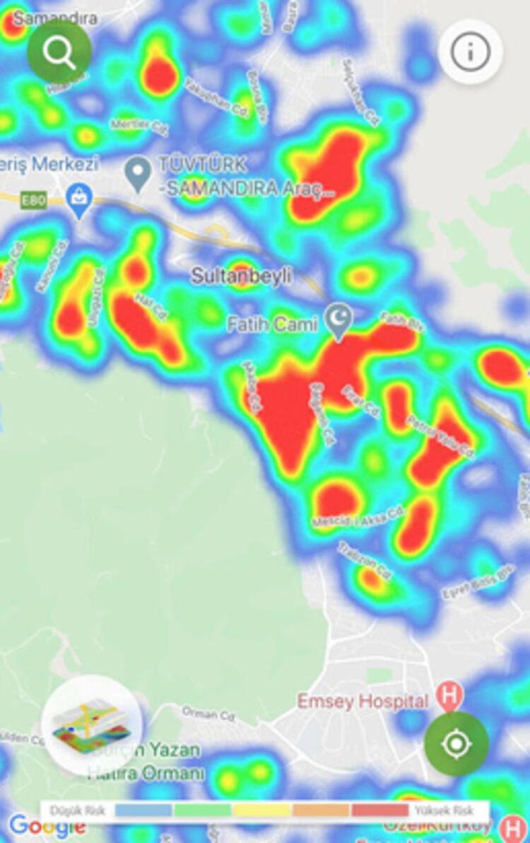 Harita güncellendi! İstanbul ve Ankara'nın ilçe ilçe korona virüsü dağılımı!