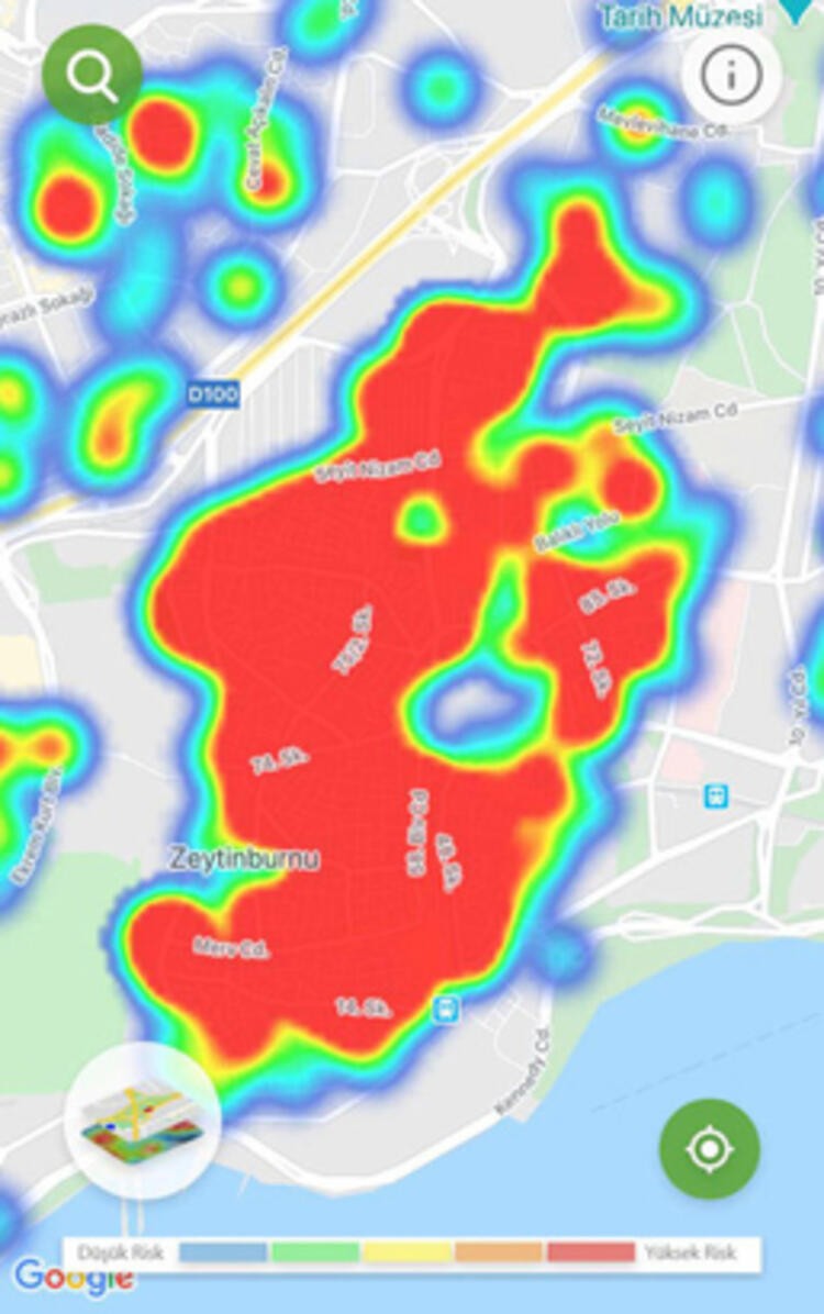 Harita güncellendi! İstanbul ve Ankara'nın ilçe ilçe korona virüsü dağılımı!