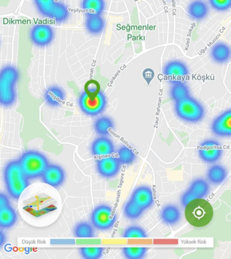 Harita güncellendi! İstanbul ve Ankara'nın ilçe ilçe korona virüsü dağılımı!