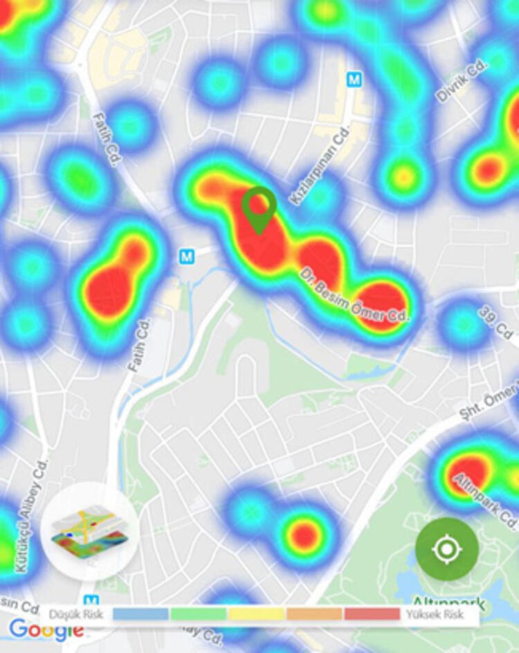 Harita güncellendi! İstanbul ve Ankara'nın ilçe ilçe korona virüsü dağılımı!