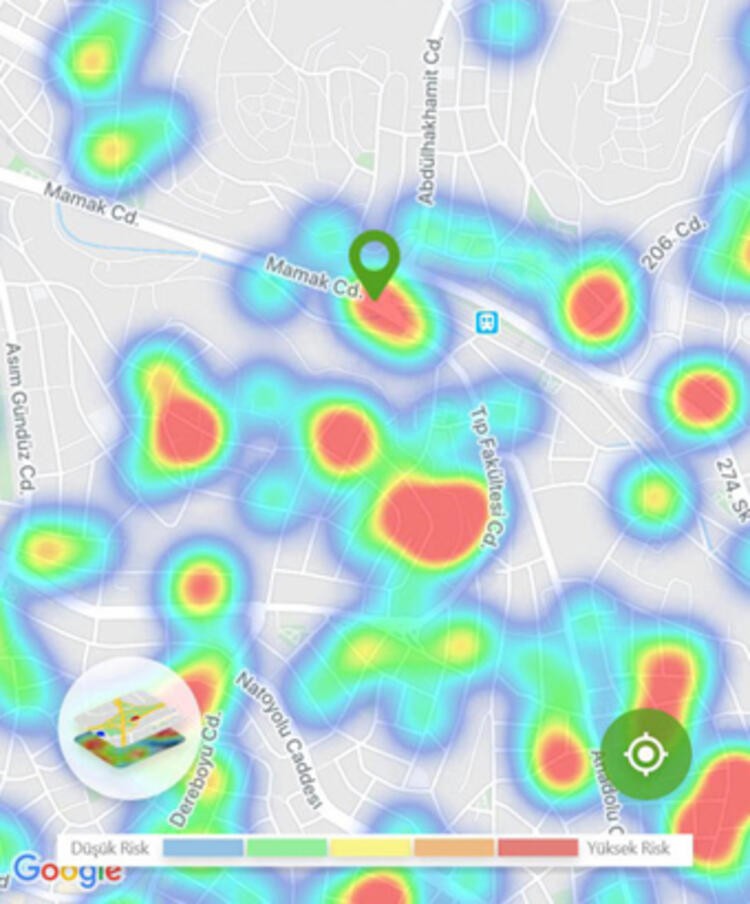 Harita güncellendi! İstanbul ve Ankara'nın ilçe ilçe korona virüsü dağılımı!