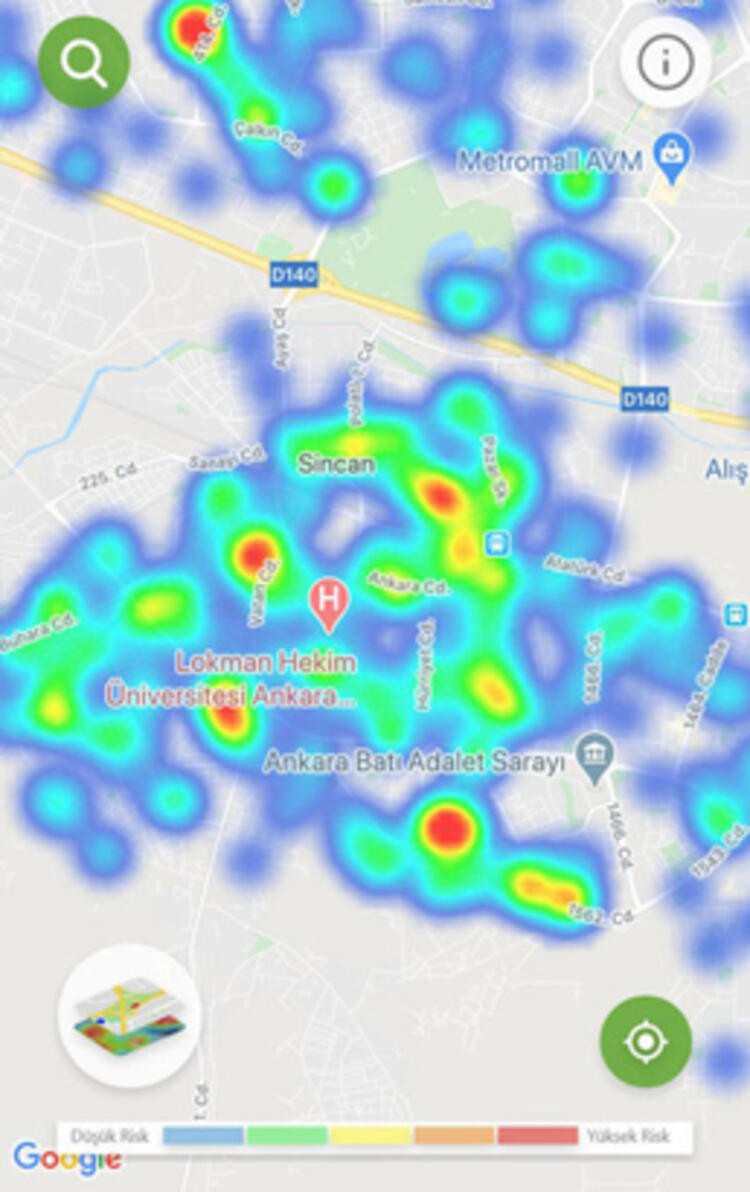 Harita güncellendi! İstanbul ve Ankara'nın ilçe ilçe korona virüsü dağılımı!