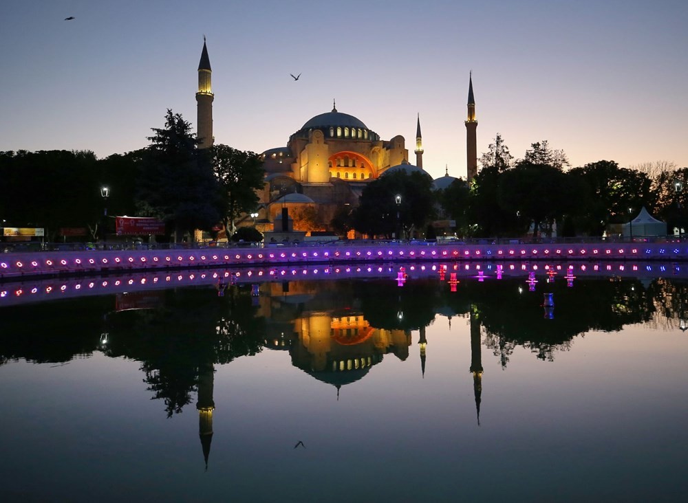 Tarihi gün, Ayasofya'ya akın ettiler! İşte fotoğraflar