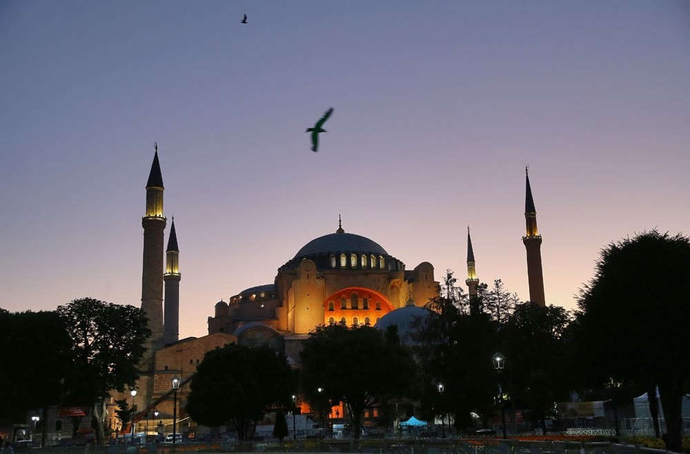 Tarihi gün, Ayasofya'ya akın ettiler! İşte fotoğraflar