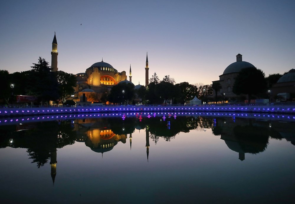 Tarihi gün, Ayasofya'ya akın ettiler! İşte fotoğraflar