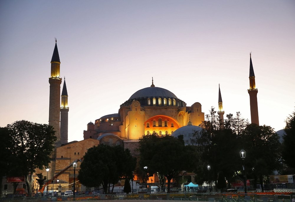 Tarihi gün, Ayasofya'ya akın ettiler! İşte fotoğraflar