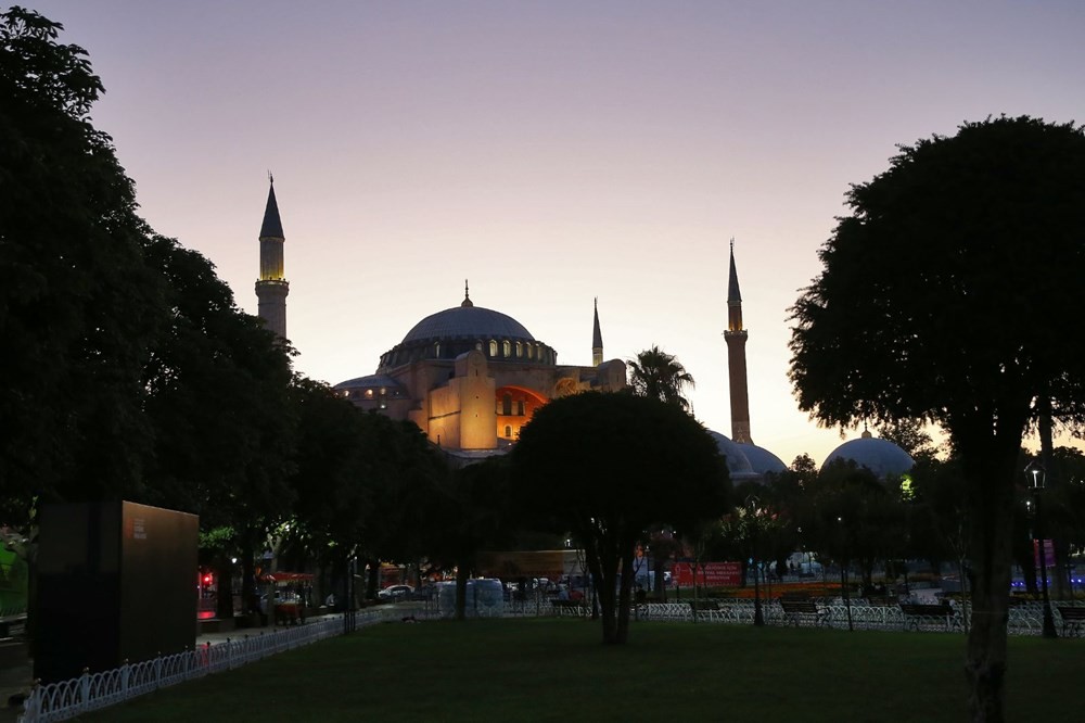 Tarihi gün, Ayasofya'ya akın ettiler! İşte fotoğraflar