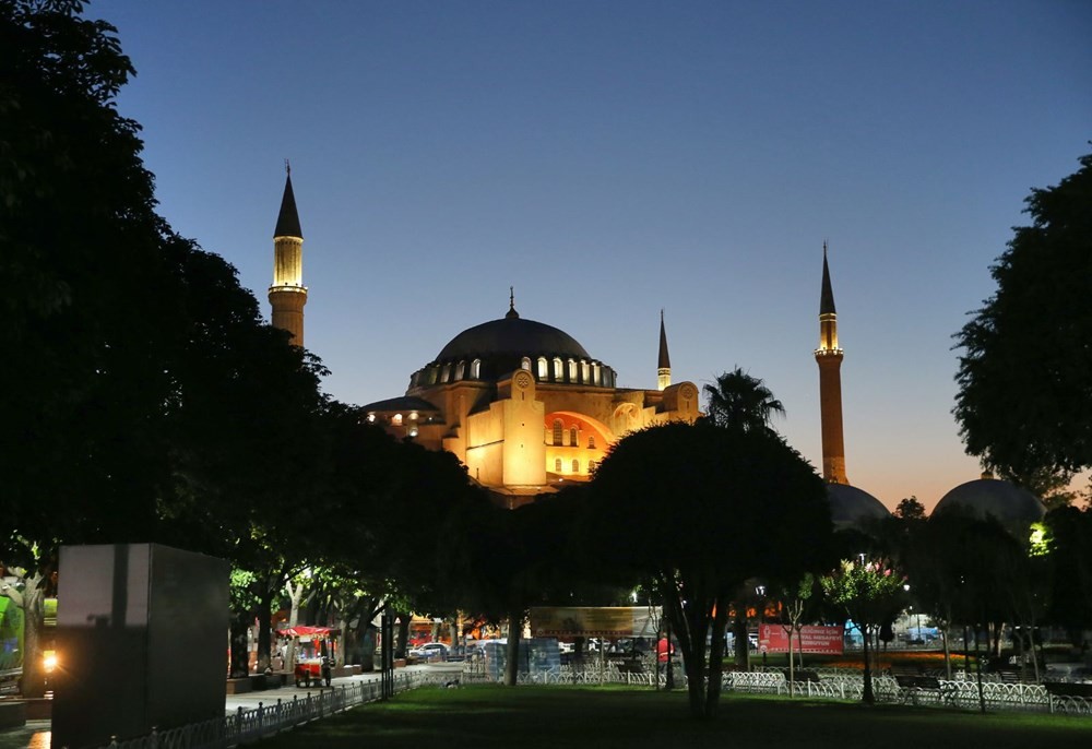 Tarihi gün, Ayasofya'ya akın ettiler! İşte fotoğraflar