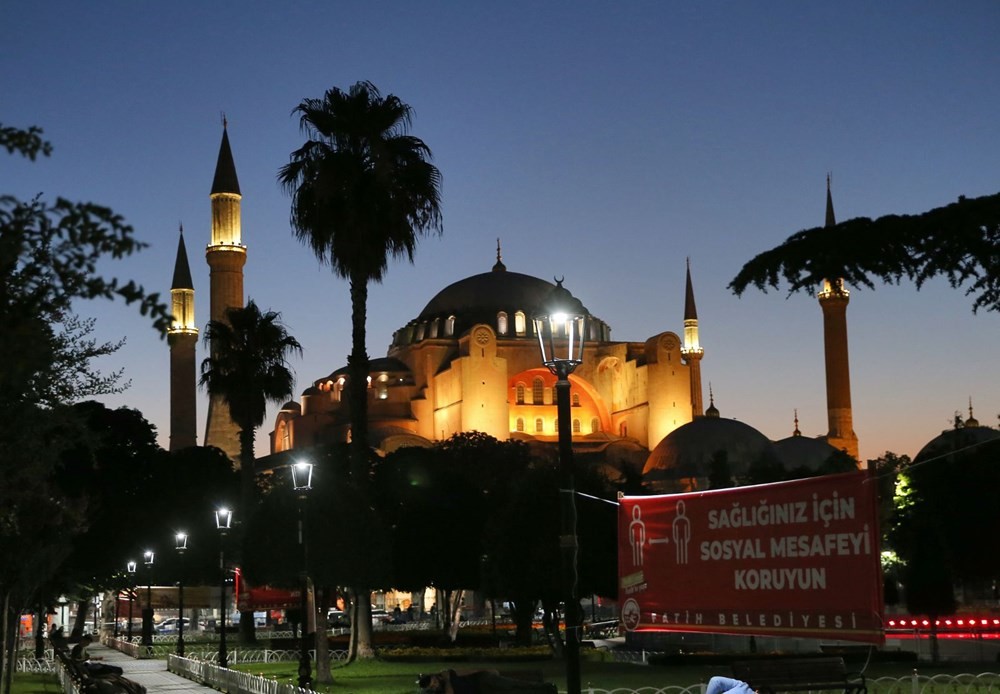 Tarihi gün, Ayasofya'ya akın ettiler! İşte fotoğraflar