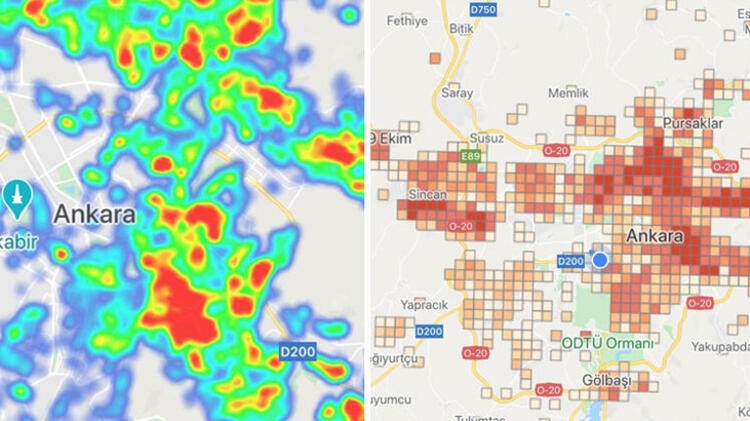 Ankara'da korona virüs haritası! İşte ilçe ilçe son durum