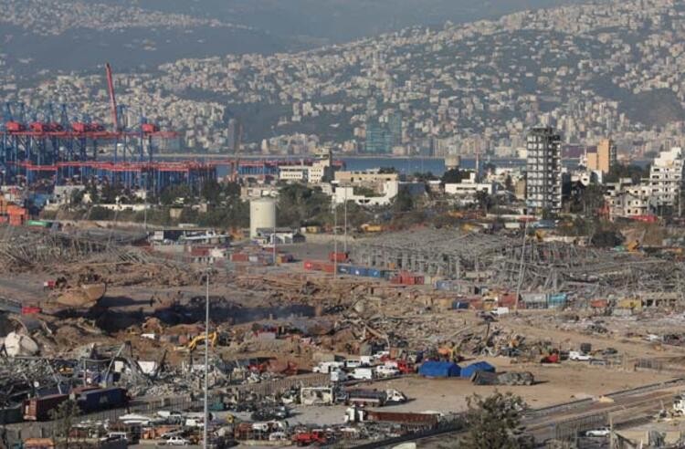 Beyrut'taki patlamanın görüntüleri ortaya çıktı!