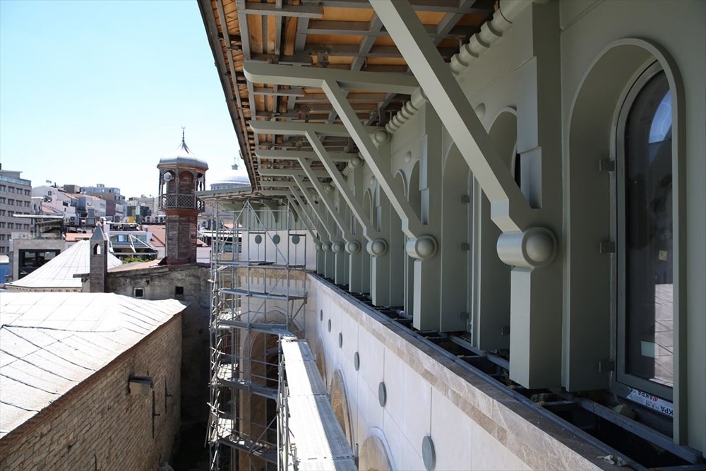 Taksim Camii'nde sona doğru! Yüzde 65'i tamamlandı