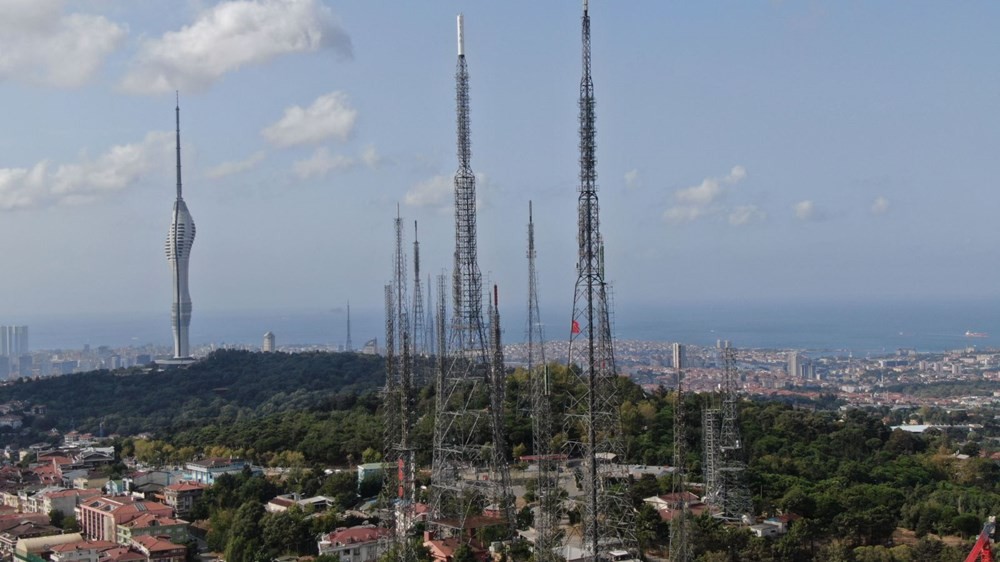 Çamlıca'da yeni kuleden yayın başladı