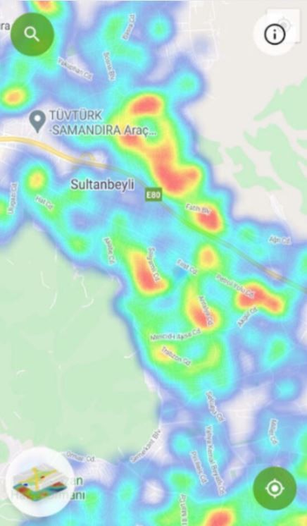 İstanbul'un ilçe ilçe korona virüs haritası