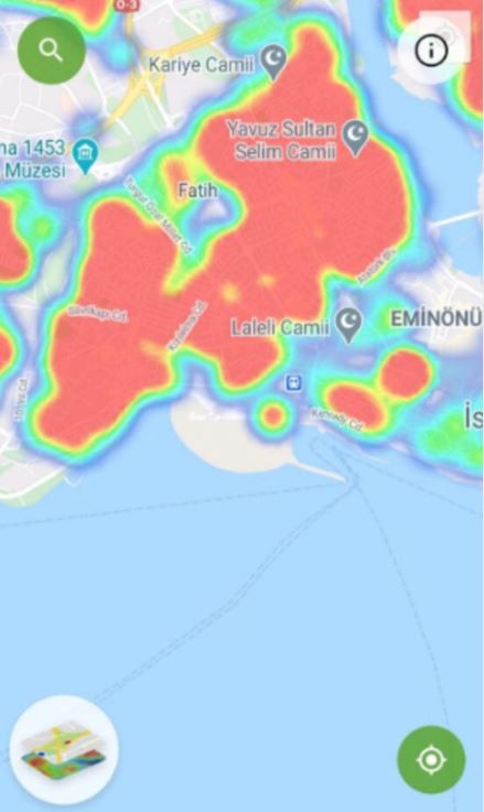 İstanbul'un ilçe ilçe korona virüs haritası