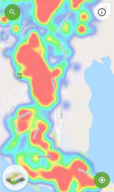 İstanbul'un ilçe ilçe korona virüs haritası