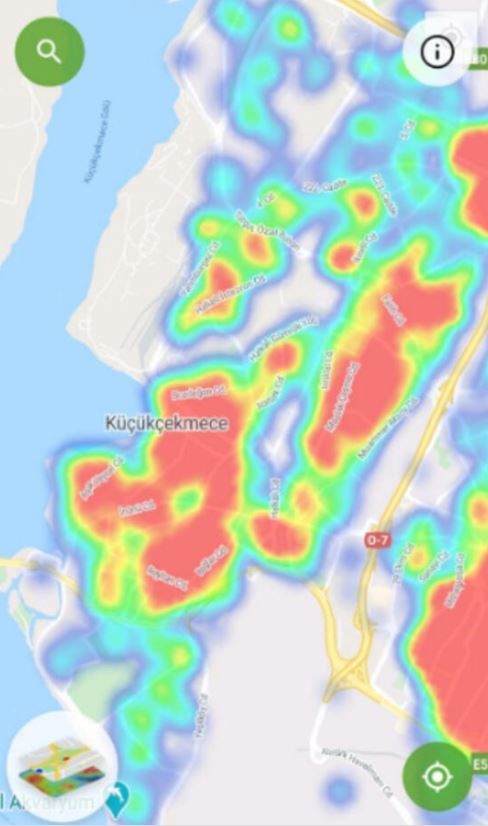 İstanbul'un ilçe ilçe korona virüs haritası