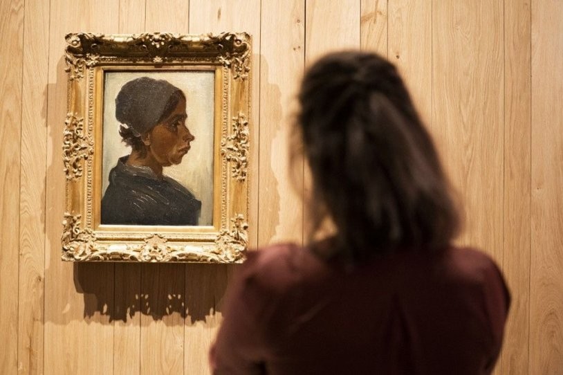 Van Gogh'un 'Kadın Başı' tablosu 1,6 milyon euro'ya satıldı