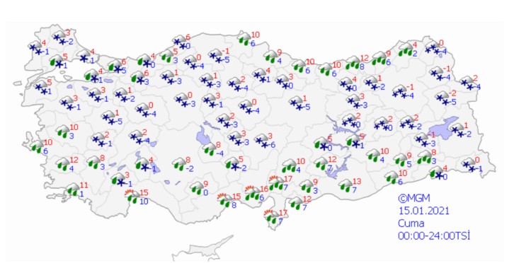 Meteoroloji uyardı, kar geliyor