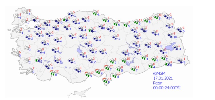 Meteoroloji uyardı, kar geliyor