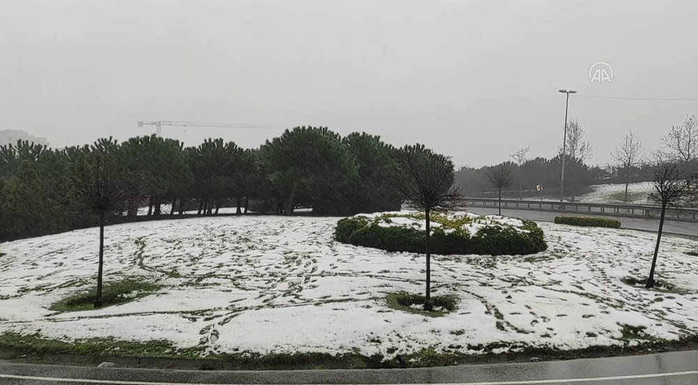 İşte İstanbul'dan ilk kar fotoğrafları